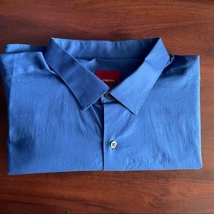 Alfani stretch button up Sz XL 17-17 1/2 34-35